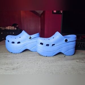 Dolls Kill fake croc style platforms size 36